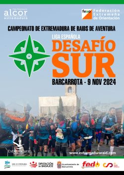 Cartel Campeonato de Extremadura Raids 2024