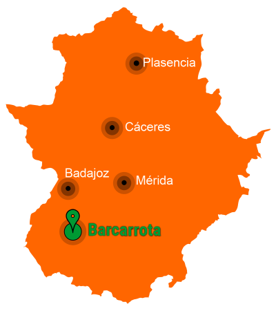 Mapa Ubicación Barcarrota